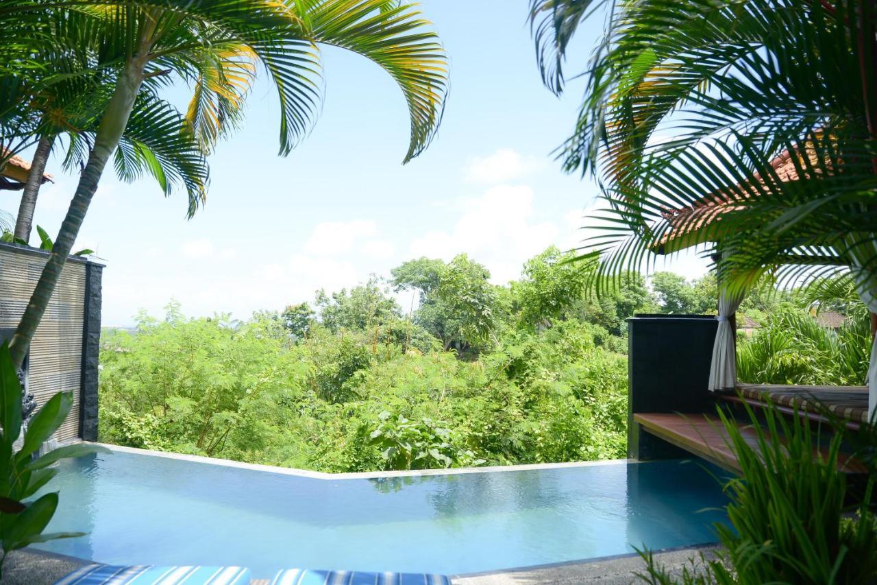 Jimbaran Cliffs Private Pool Hotel & Spa Exterior foto